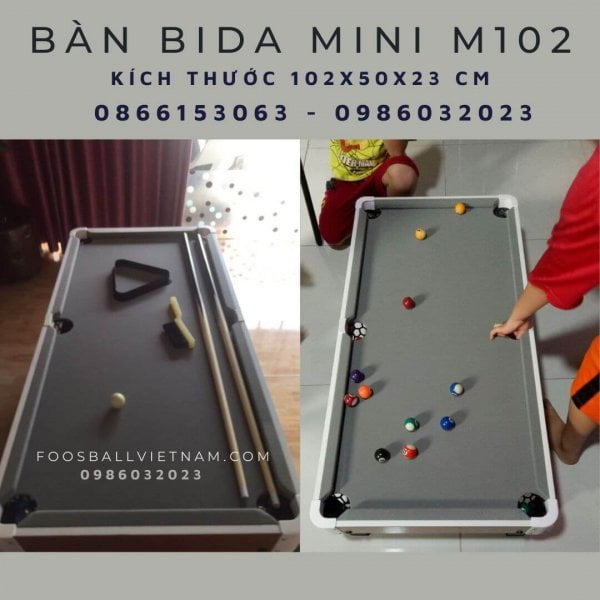 Bàn bi-a bida billiard mini M102