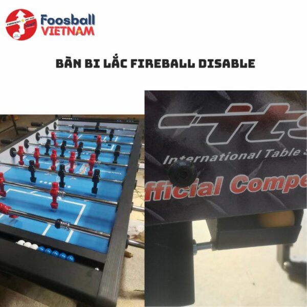 Bàn bi lắc thi đấu Fireball Disable cho người khuyết tật