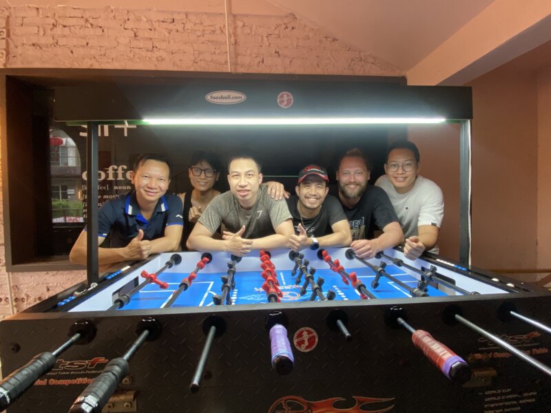 Foosball Vietnam Tournament Monster DYP with Steffen Hauke from Germany