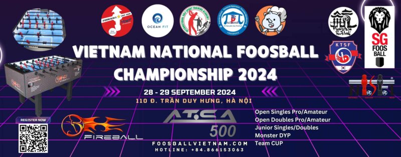 Giải đấu Bi Lắc Vô Địch Việt Nam - Vietnam National Foosball Championship 2024