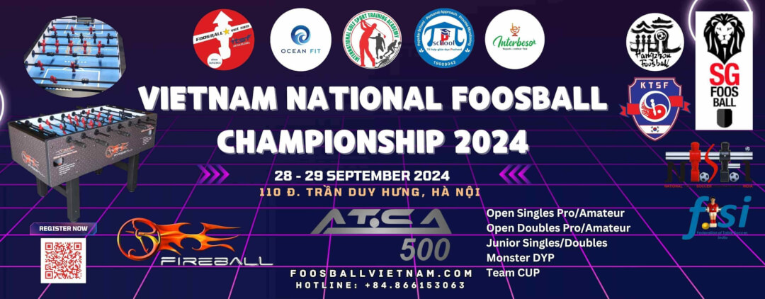 Giải đấu Bi Lắc Vô Địch Việt Nam – Vietnam National Foosball Championship 2024