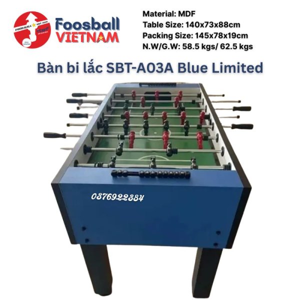 Bàn bi lắc SBT-A03A Blue Limited 9 NINESTAR 7 Bàn Bi Lắc SBT-A03A