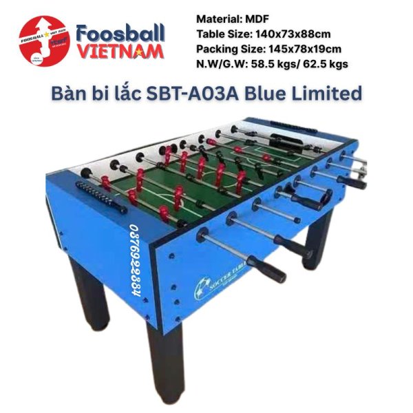 Bàn bi lắc SBT-A03A Blue Limited 9 NINESTAR 8 Bàn Bi Lắc SBT-A03A