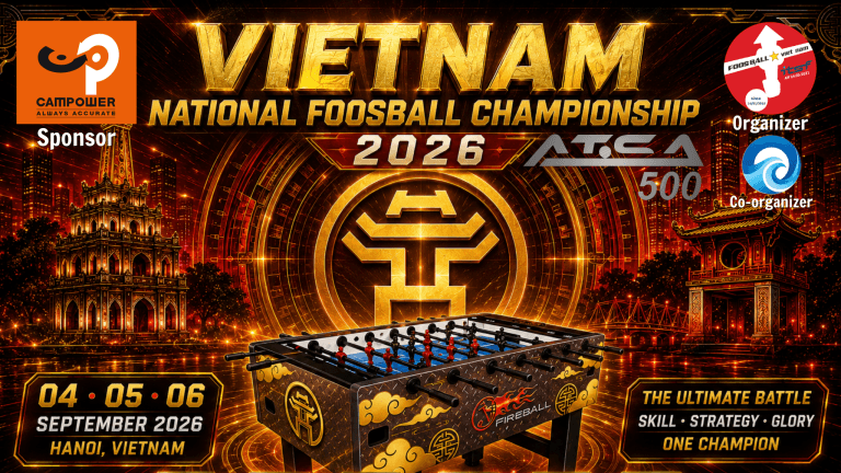 Giải đấu Bi Lắc Vô Địch Việt Nam - Vietnam National Foosball Championship 2026 (VNFC 2026)