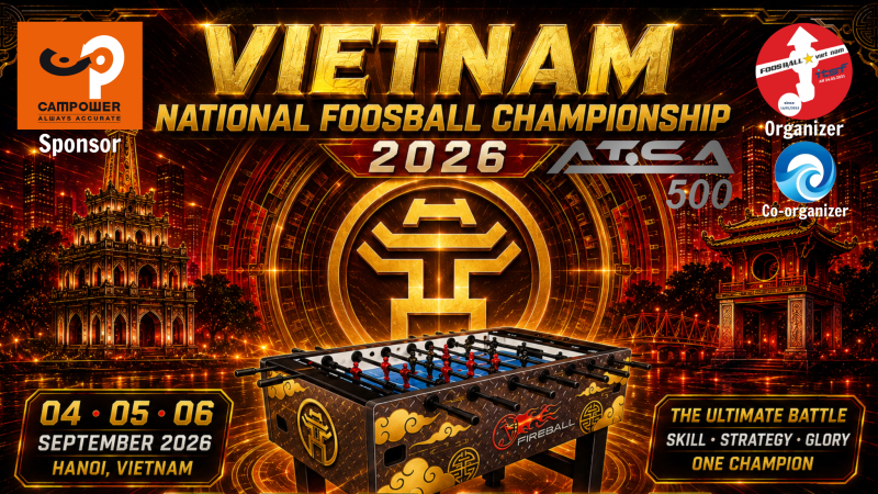 Giải đấu Bi Lắc Vô Địch Việt Nam - Vietnam National Foosball Championship 2026 (VNFC 2026)