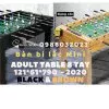 Bàn Bi Lắc Mini Adult Table 8 tay Black & Brown size 121*61*790cm